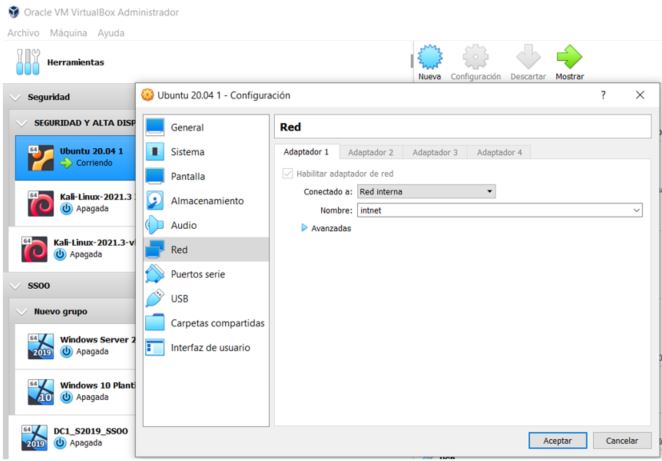 7. Conectando dos ordenadores Windows Ubuntu