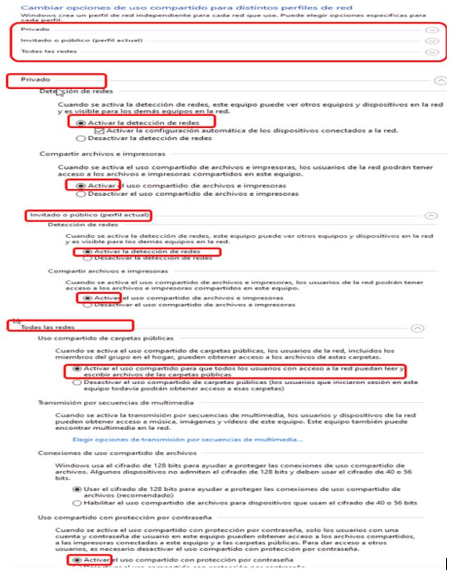 9. Compartir carpetas en red en Windows 10 4
