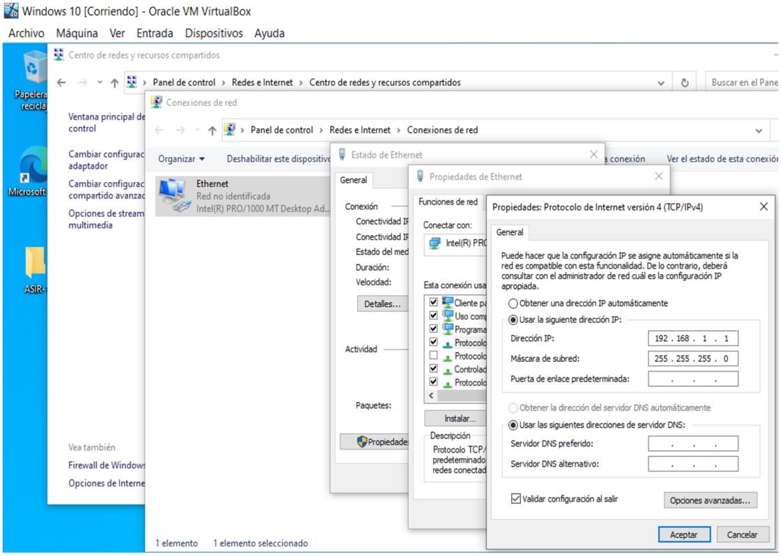 9. Conectando dos ordenadores Windows Ubuntu