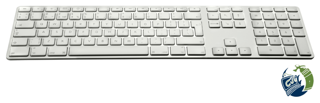 teclado blanco