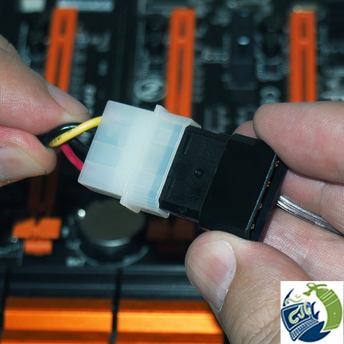 Cómo instalar ventilador PC-cable ventiladorLogo