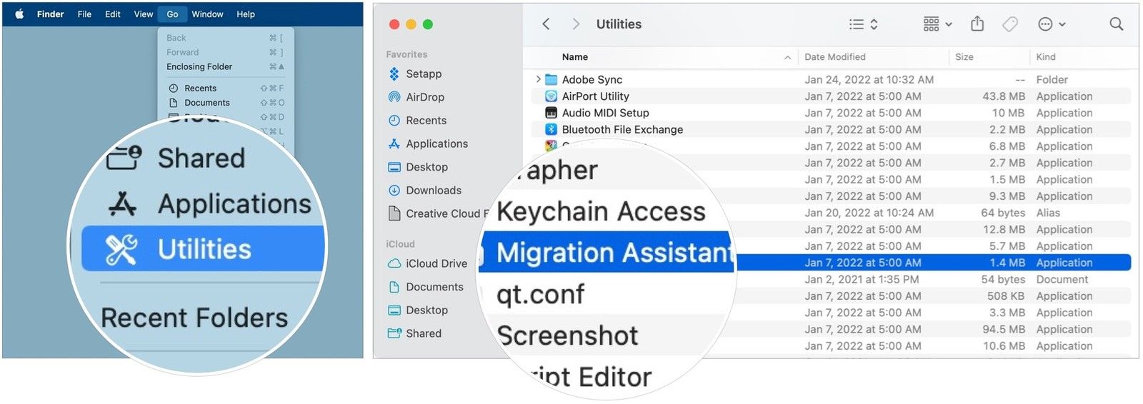 migration assistant