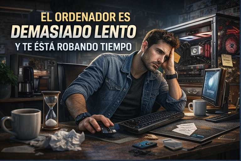 pc lento te roba tiempo