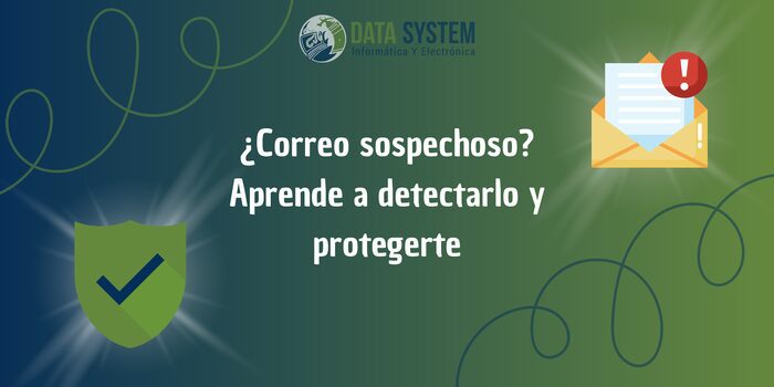 Cartel de correo sospechoso