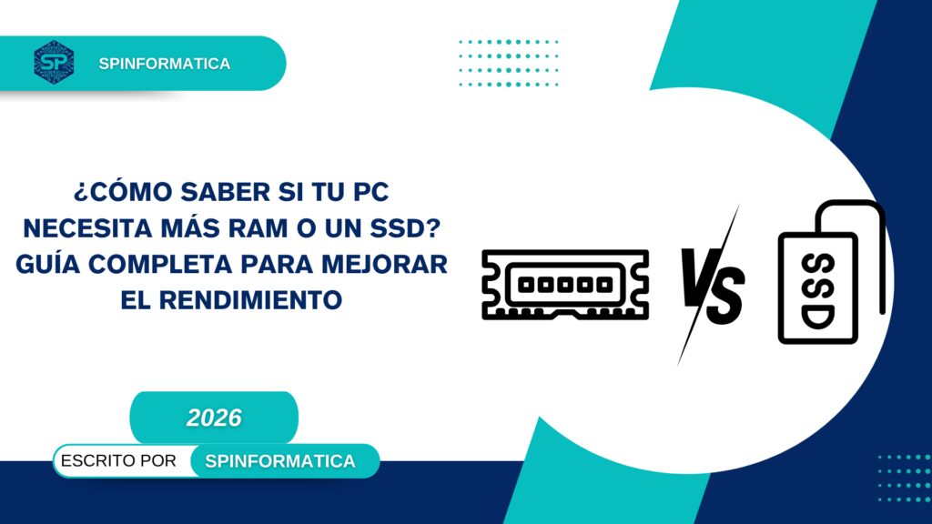 Cómo saber si tu PC necesita más RAM o SSD para mejorar rendimiento