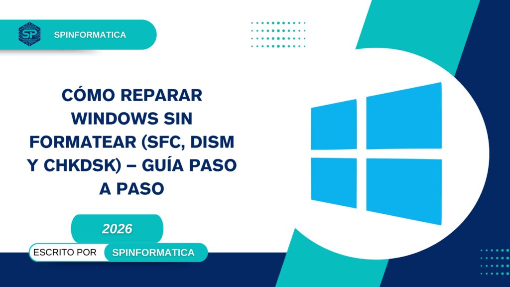 reparar Windows sin formatear