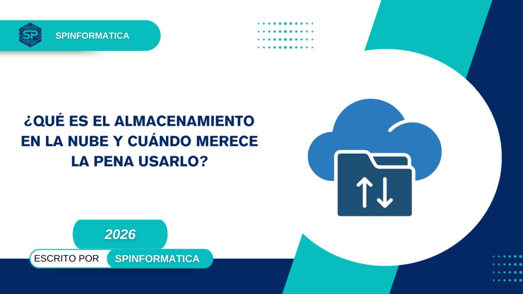 Icono de nube con carpeta y sincronización