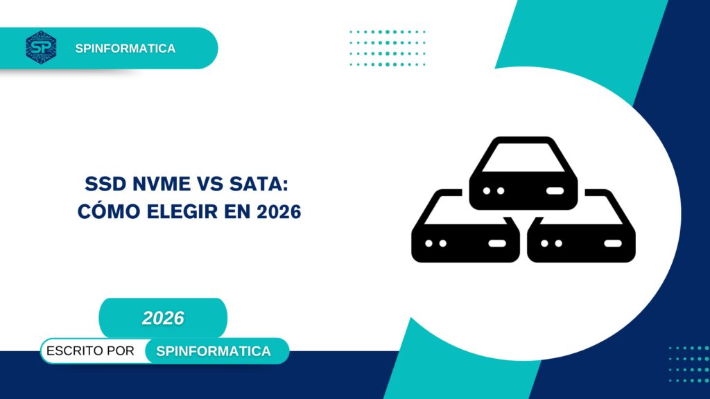 SSD NVMe vs SATA: cómo elegir en 2026