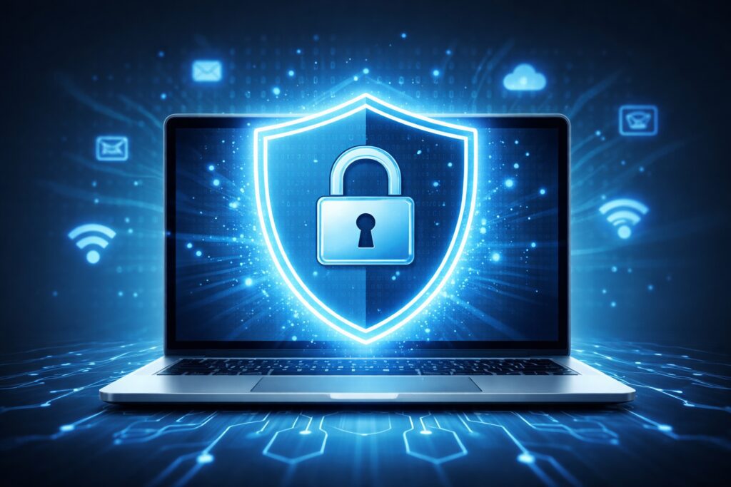 Protección básica de un antivirus gratuito con escudo digital