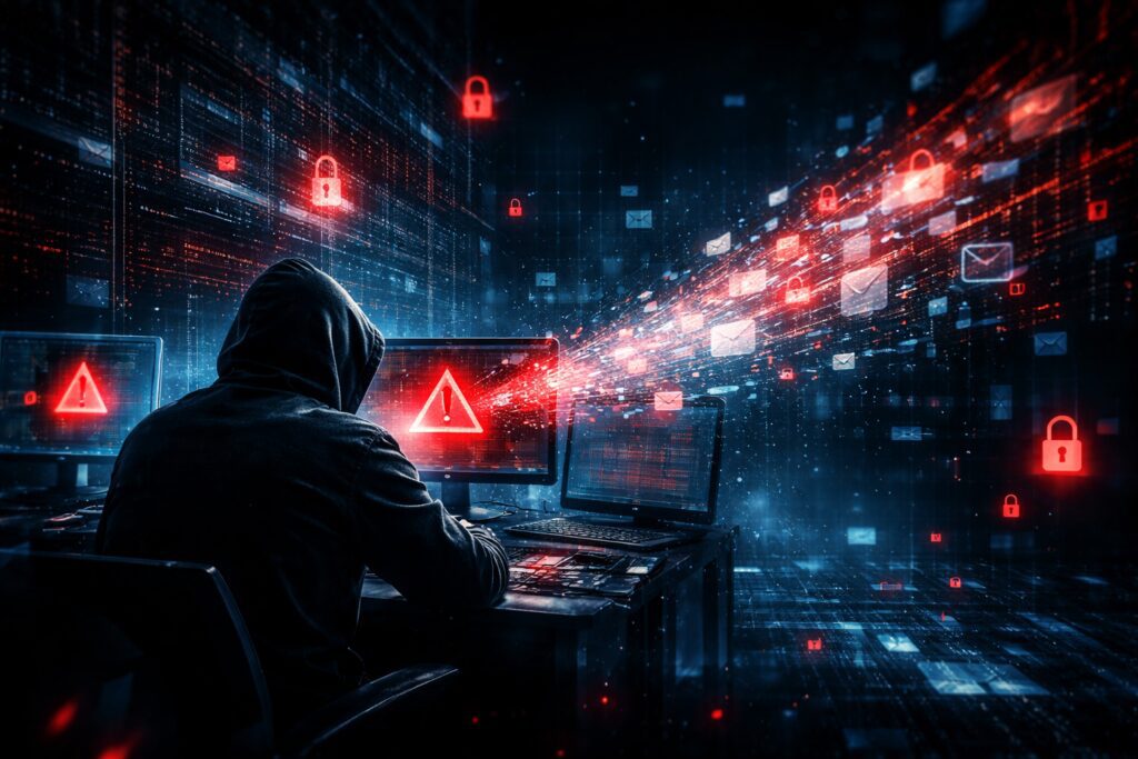 ataque informatico mediante exploit con robo de datos
