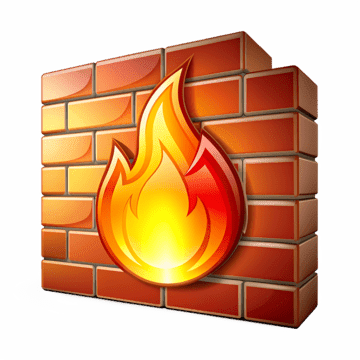 Imagen de un icono representando un firewall