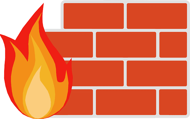 Imagen de un icono representando un firewall