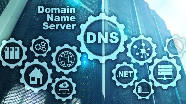 Imagen principal con fondo azul sobre DNS 