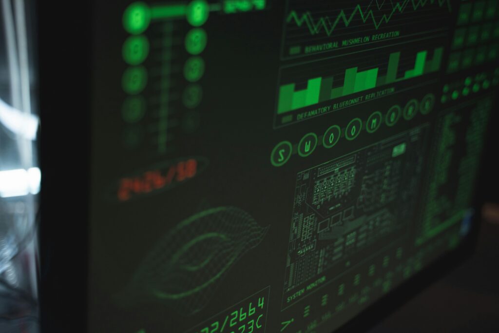 panel de monitorizacion mostrando datos de rendimiento del sistema en tiempo real