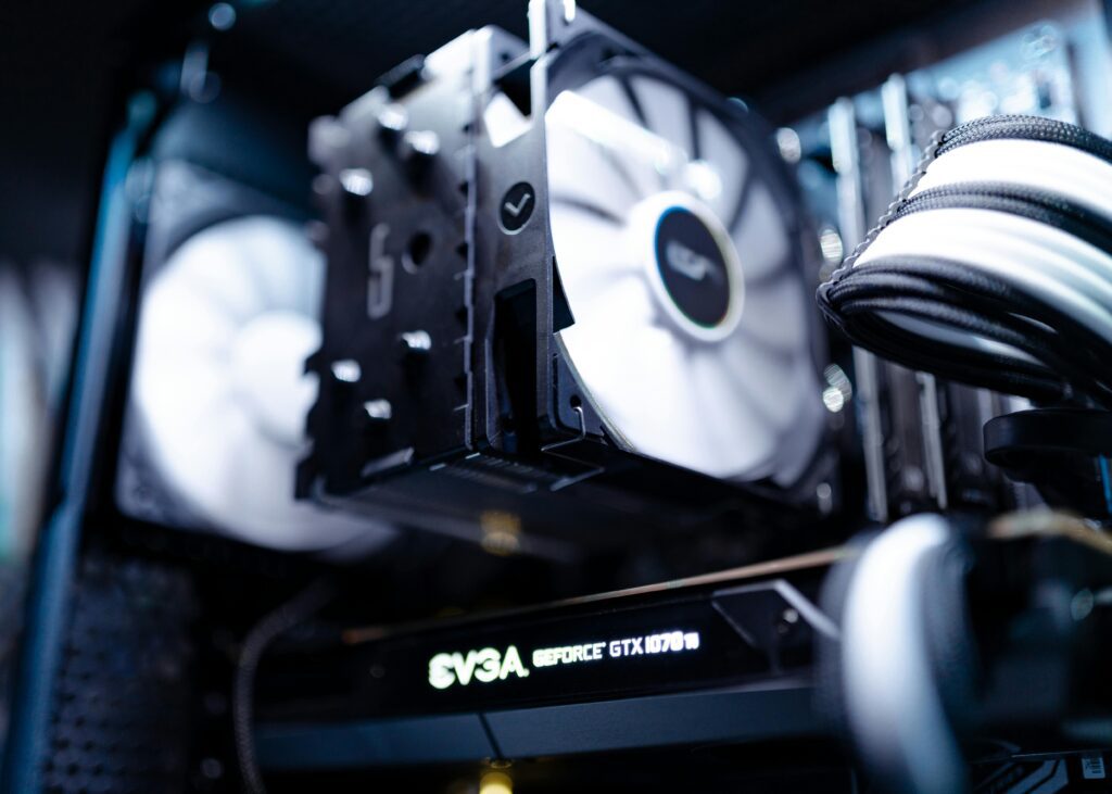sistema de refrigeracion por aire instalado en un PC