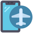 Dibujo representante del modo avión
