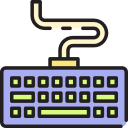 Dibujo representante de un teclado