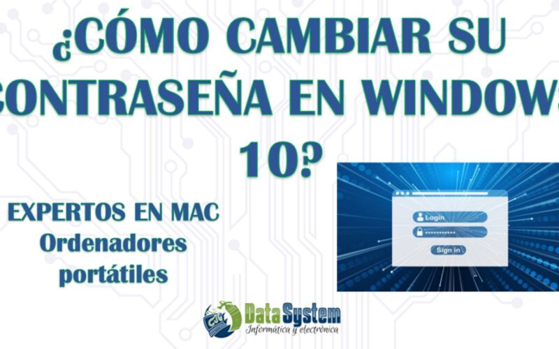 como cambiar su contraseña en windows 10