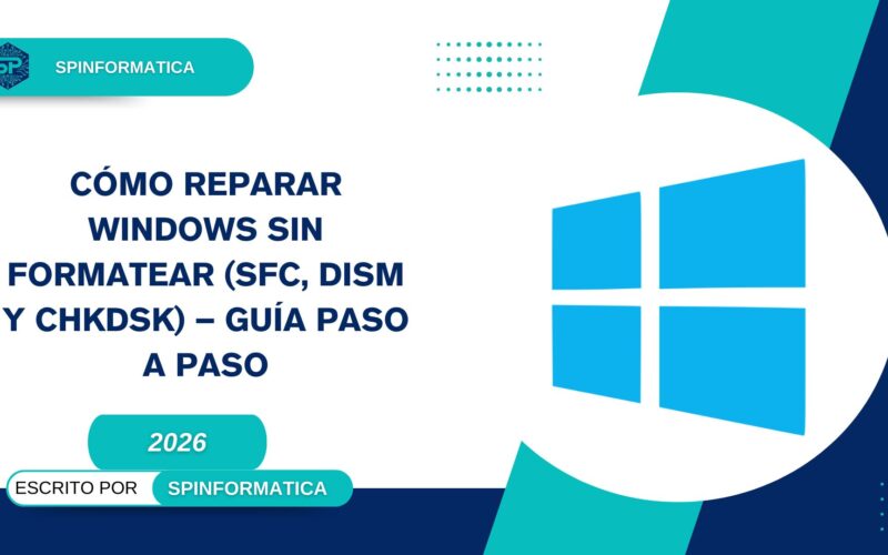 reparar Windows sin formatear